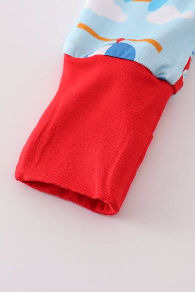 Helicopter & Planes Bamboo Zipper Pajama