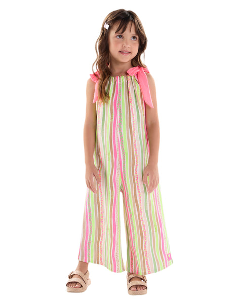 Savanna Neon Jumpsuit: 3T