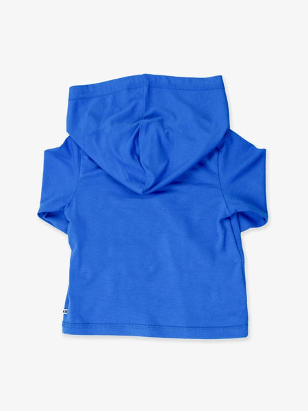 Sonic Blue Sun Protective Hooded Shirt