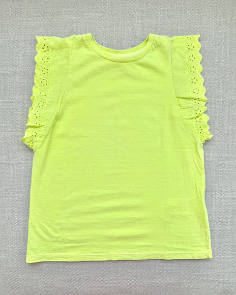 Vibrant Top with Eyelet Sleeves (Many Colors)