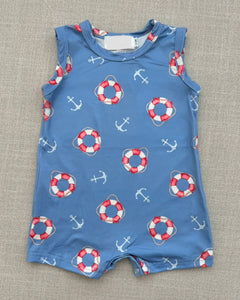 Nautical Shorty Romper