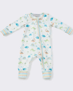 Dino Land Baby Zipper Pajama