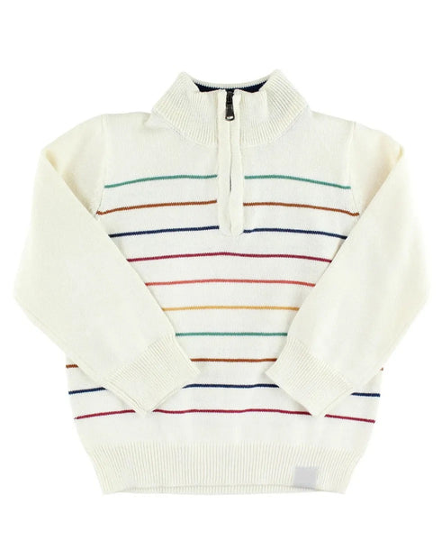 Quarter-Zip Sweater: 8Y