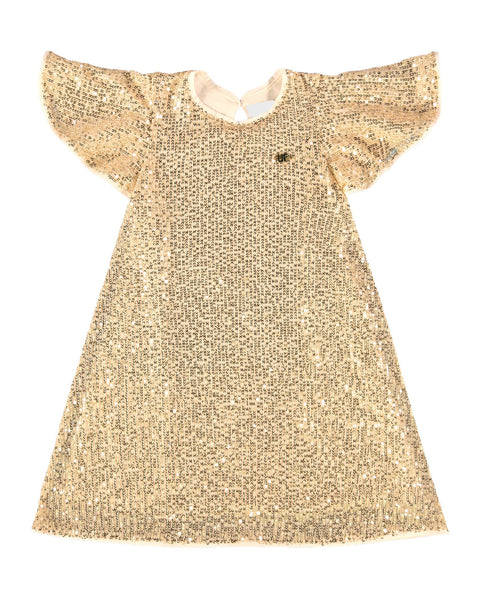 Gold Sequins Dress