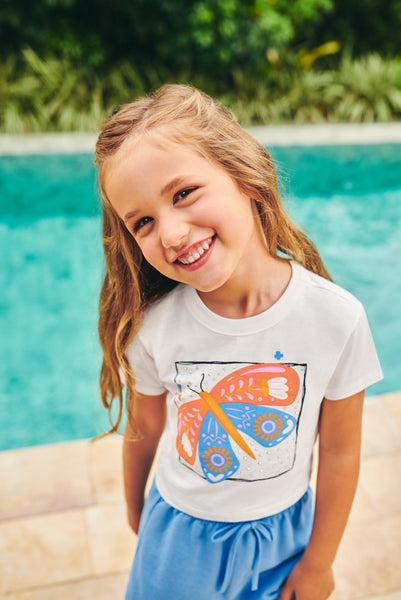 Butterfly Skort Set: 10Y & 14Y