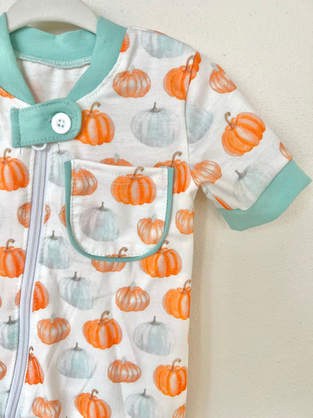 Pumpkin Patch Baby Zipper Pajama