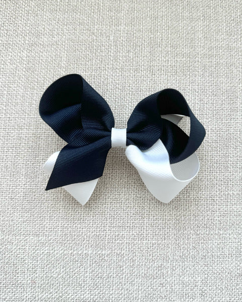 Two Tone Grosgrain Bow (Mini, Medium & King)