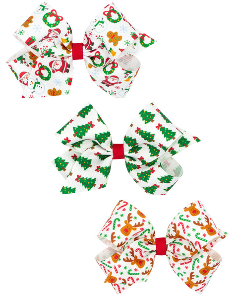 Christmas Hair Bows