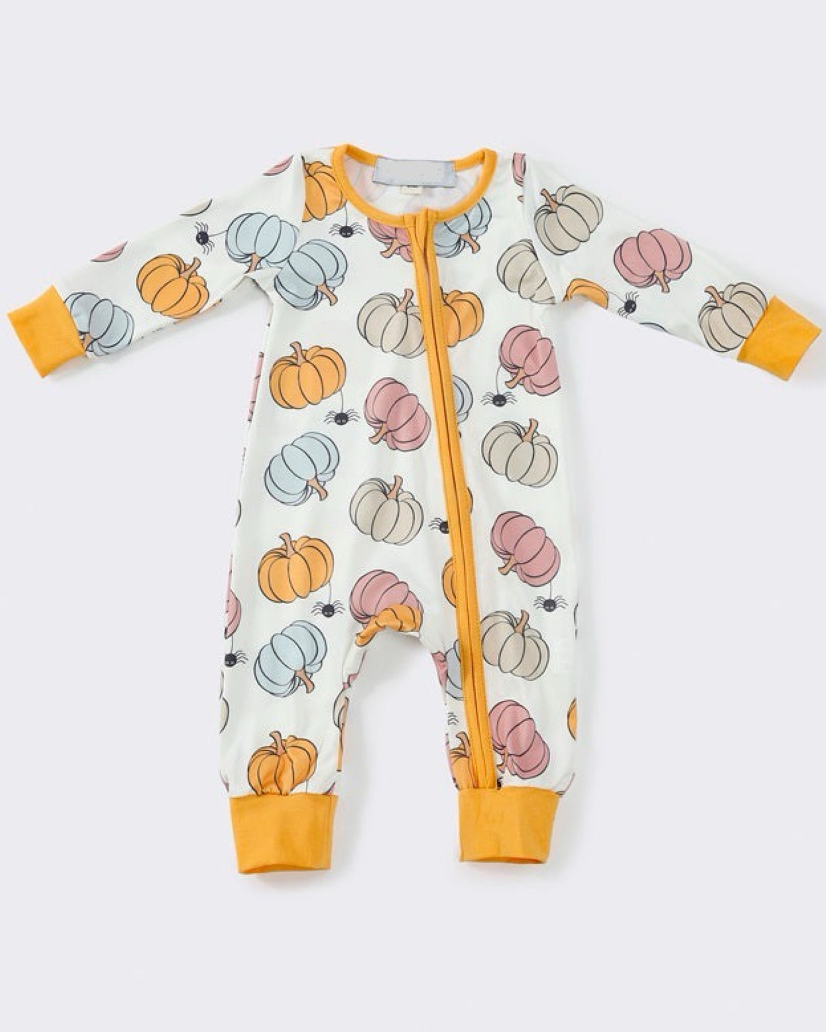 Pumpkin Baby Unisex Zipper Pajama