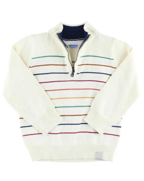 Quarter-Zip Sweater: 8Y