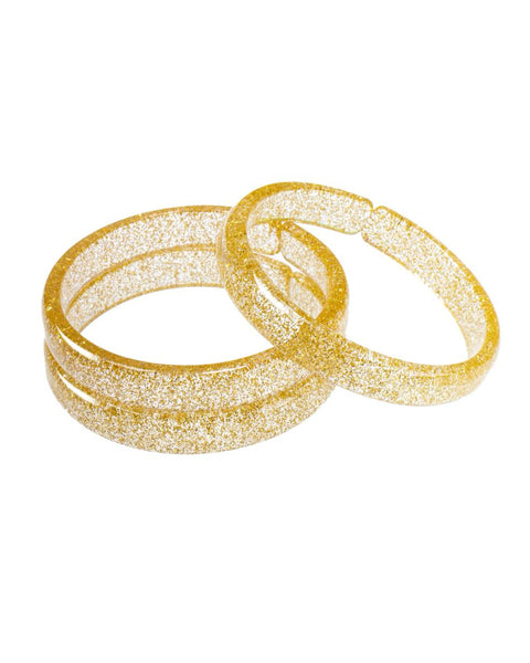 Glitter Bangles (Set of 3) - Variety of Colors