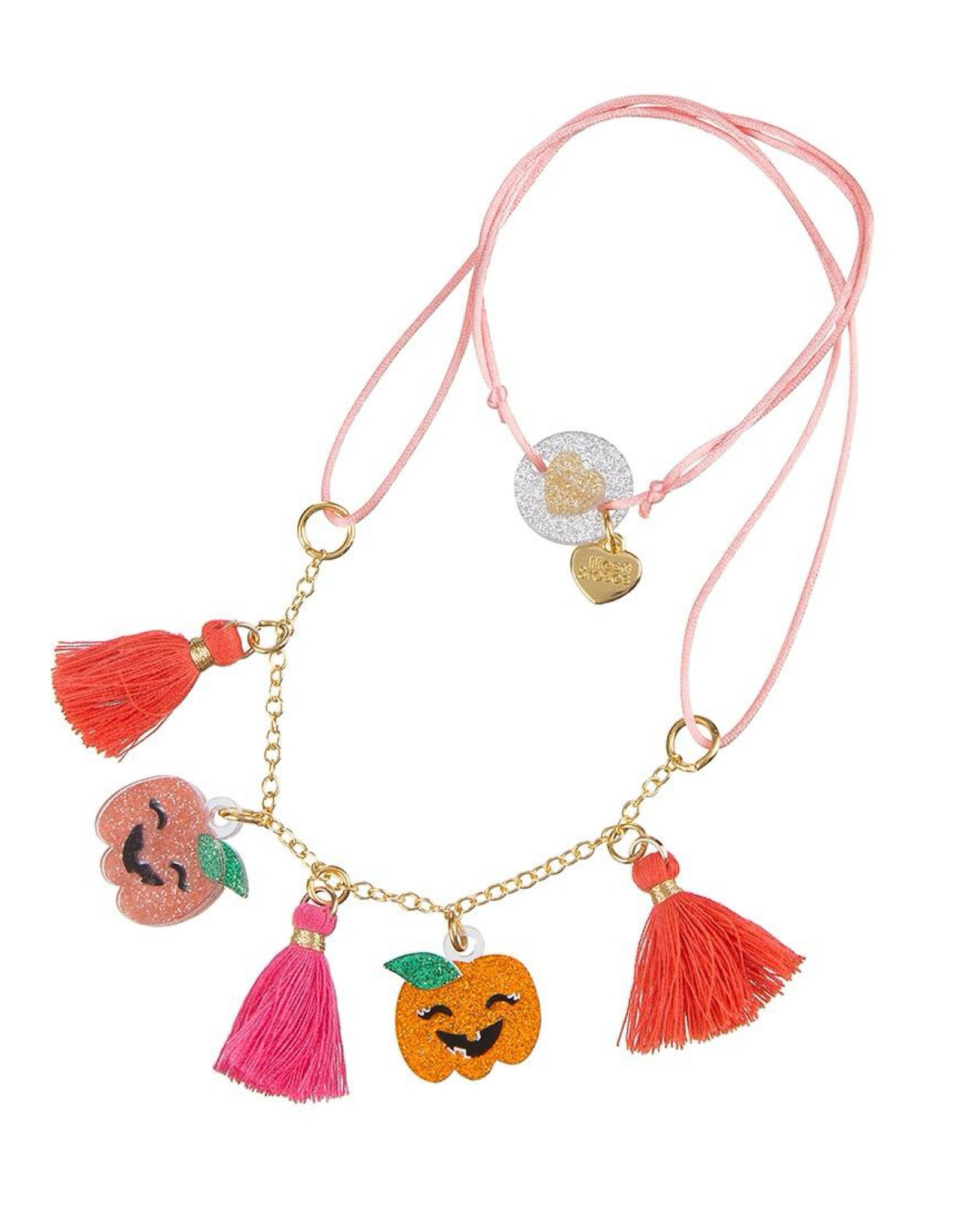 Pumpkins & Tassels Necklace