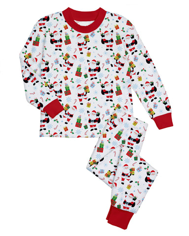 Santa Gifts Two Piece Pajama