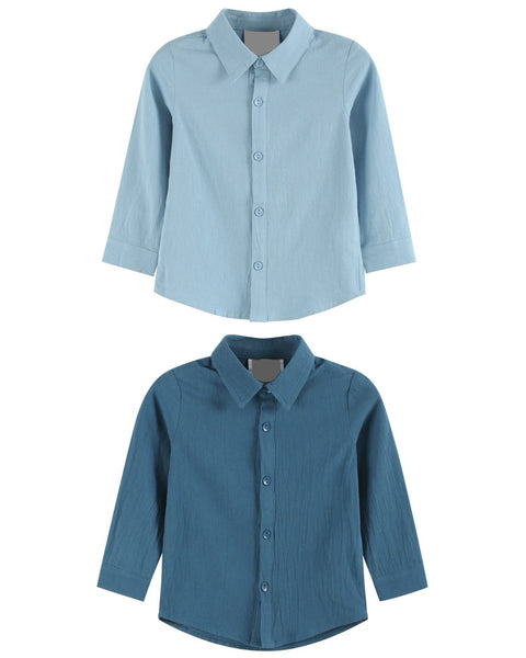 Light Blue Button-Up Shirt