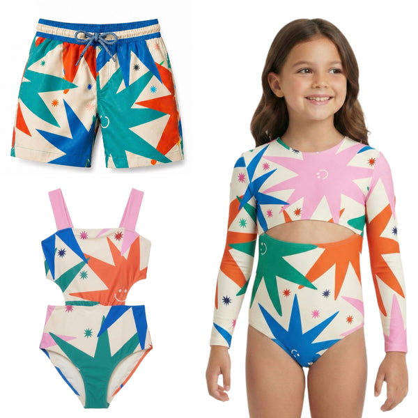 Stars Cut Out One Piece Suimsuit