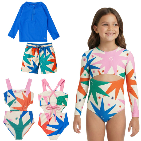 Stars Cut Out One Piece Suimsuit