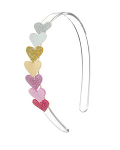 Heart Pearl Shades Acrylic Headband