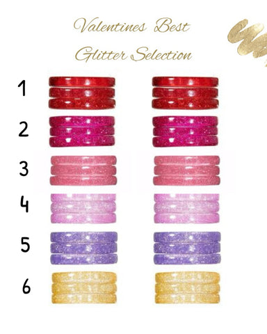 Glitter Set Assorted Bangles