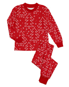 Christmas Tree Kids Pajama Set