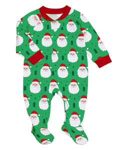 Santa Green Footed Pajama