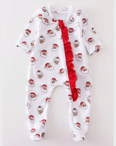 Mrs. Claus Baby Terry Sleepsuit