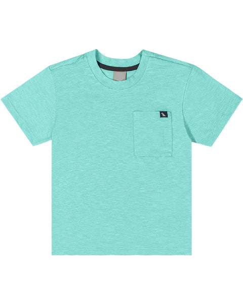 Aqua Yarn Dyed T-Shirt