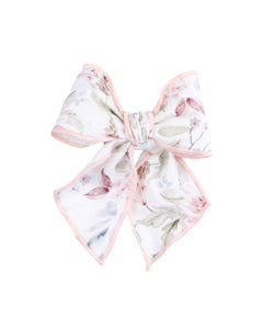 Floral Coquette Hair Bow