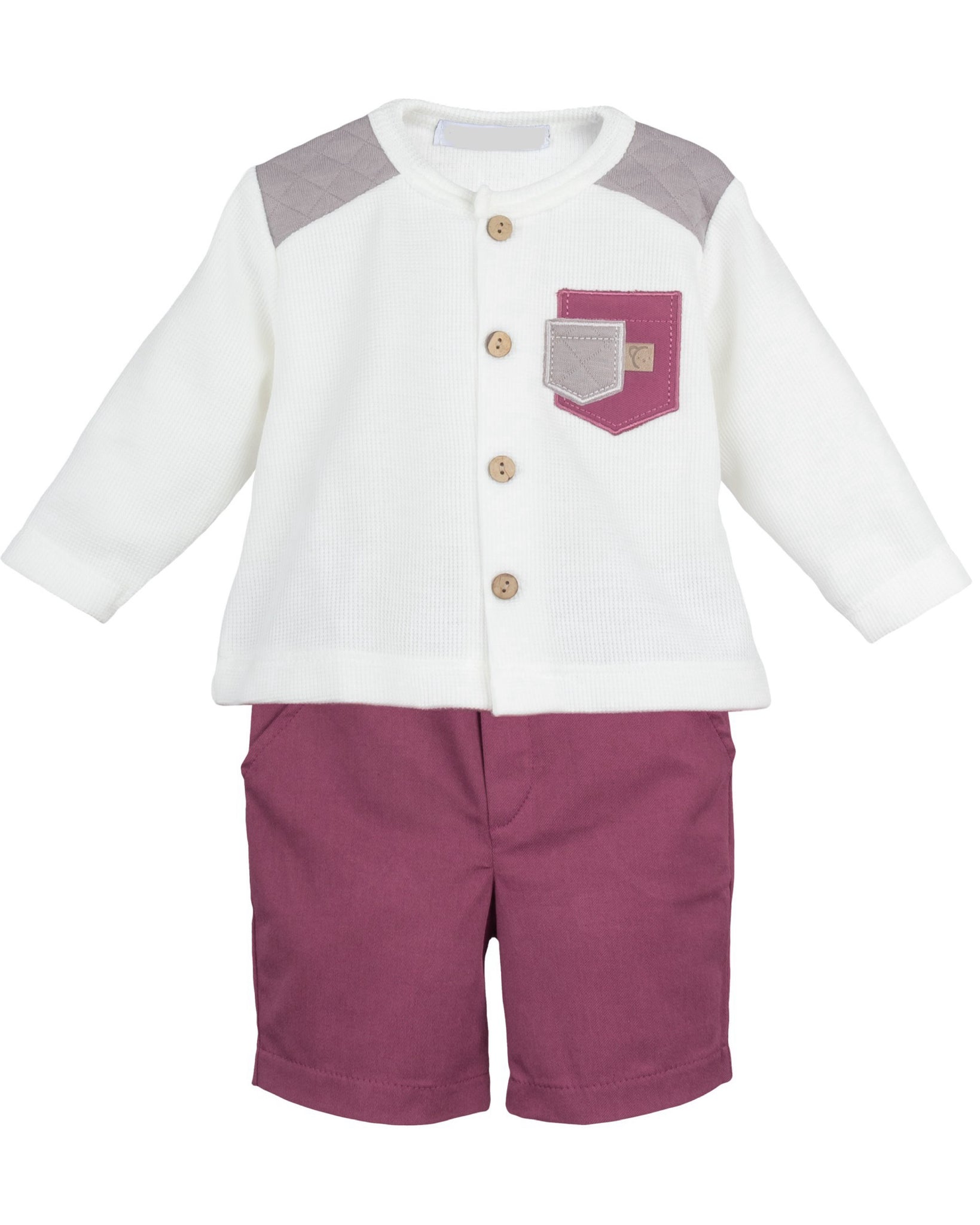 Boy Burgundy Set: 6Y