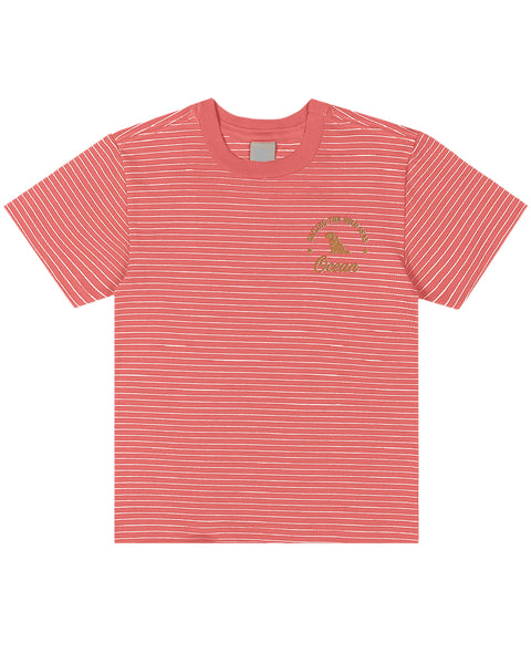 Light Red Striped T-Shirt