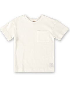 Textured Off White T-Shirt