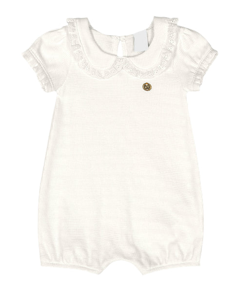 Off White Baby Romper