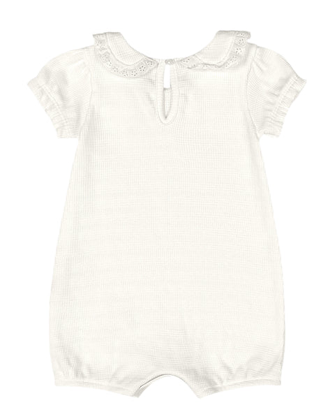 Off White Baby Romper