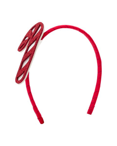 Extra Large Glitter Foam Candy Cane Headband