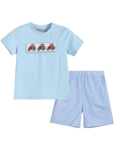 Tractor Striped Set