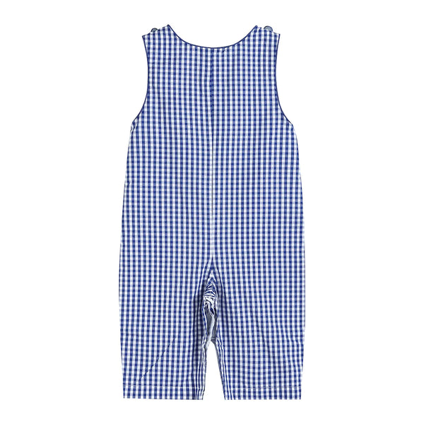 Blue Gingham Overalls