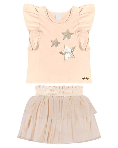 Stars Shimmer Tulle Skirt Set