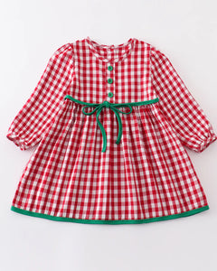 Red Gingham Dress: 4T & 5T Mauricio & Miranda Kid's Boutique Red Gingham Dress: 4T & 5T Mauricio & Miranda Kid's Boutique