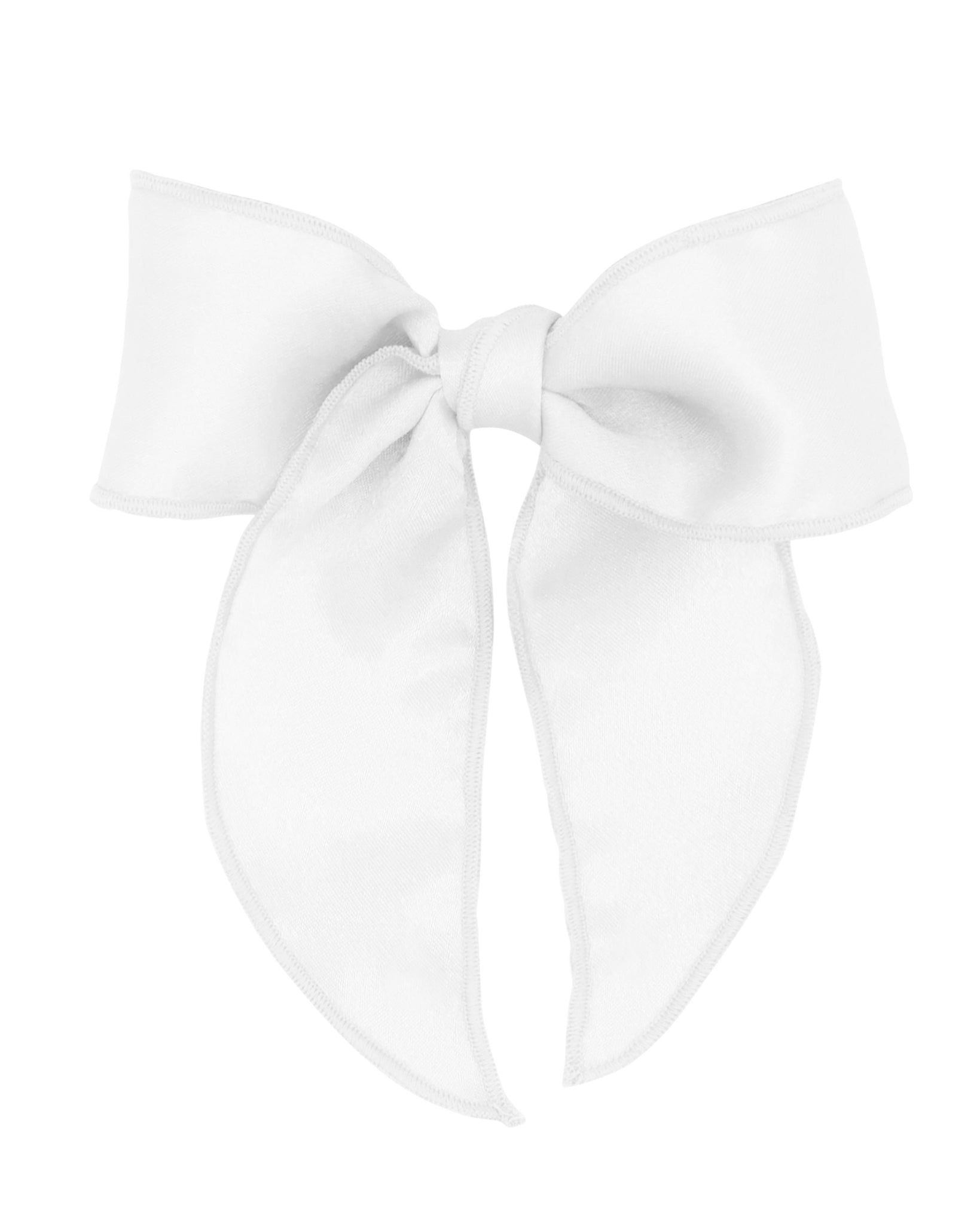 Medium Satin Bowtie with Twisted Wrap and Whimsy Tails