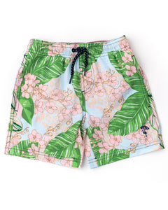 Botanical Leaves Swim Trunk