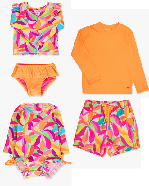 Neon Tropical Swim Trunk