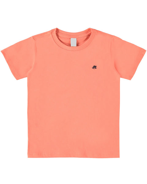 Coral Solid T-Shirt