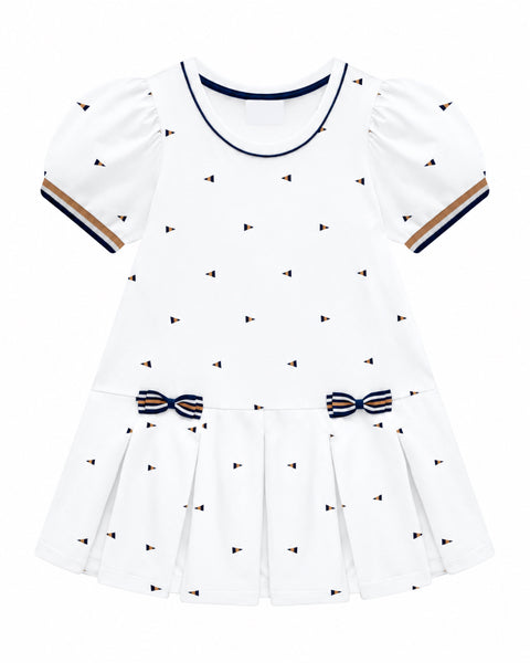 Hampton Bow Piqué Dress