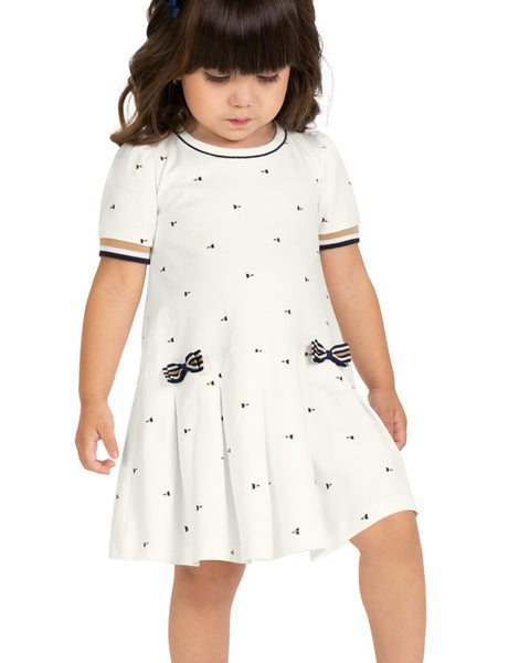 Hampton Bow Piqué Dress