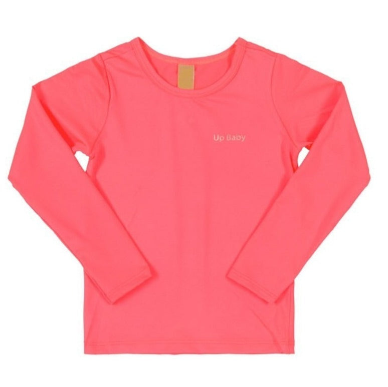 Long Sleeve Rash Guard - Neon Pink – Mauricio & Miranda Kid's Boutique