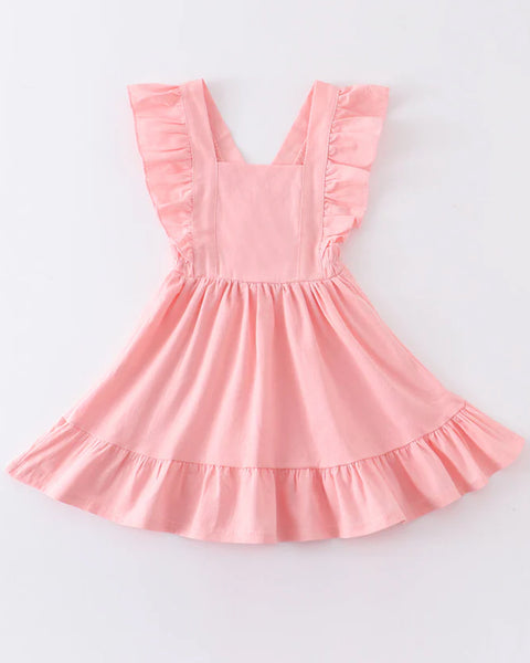 Aurora Ruffle Dress - Pink