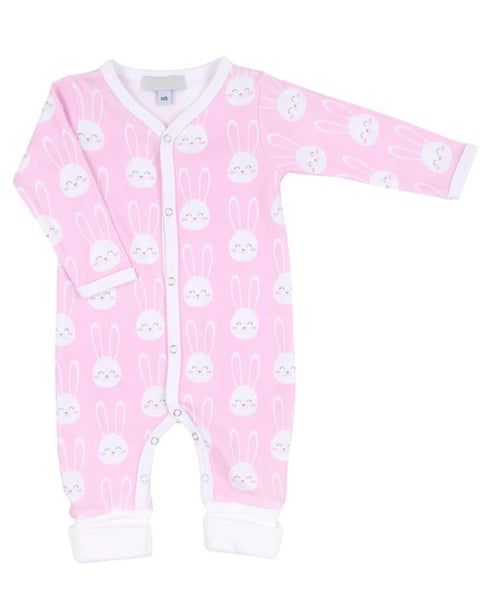 Pink Bunny Pima Cotton Baby Pajama