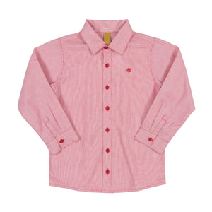 Light Red Woven Shirt - 6Y