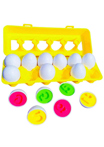Numbers Matching Eggs