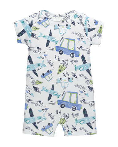 Transportation Romper