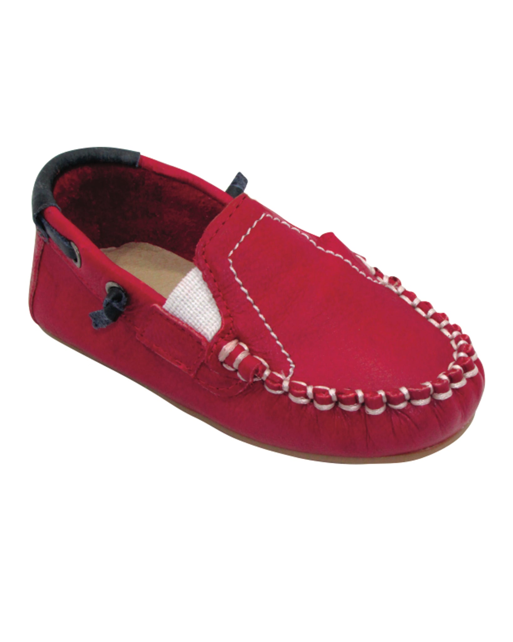Red Leather Mocassin